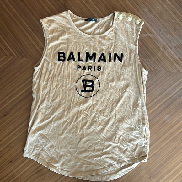 Balmain Tops - Balmain Paris Tank Top